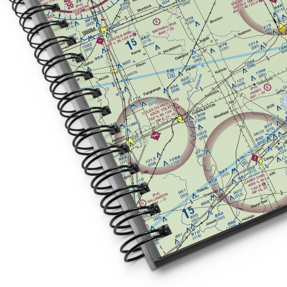 Hildreth Air Park (96IS) VFR Sectional Notebook 