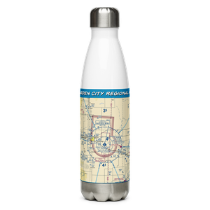 Garden City Regional Airport (GCK) VFR Sectional Water Bottle