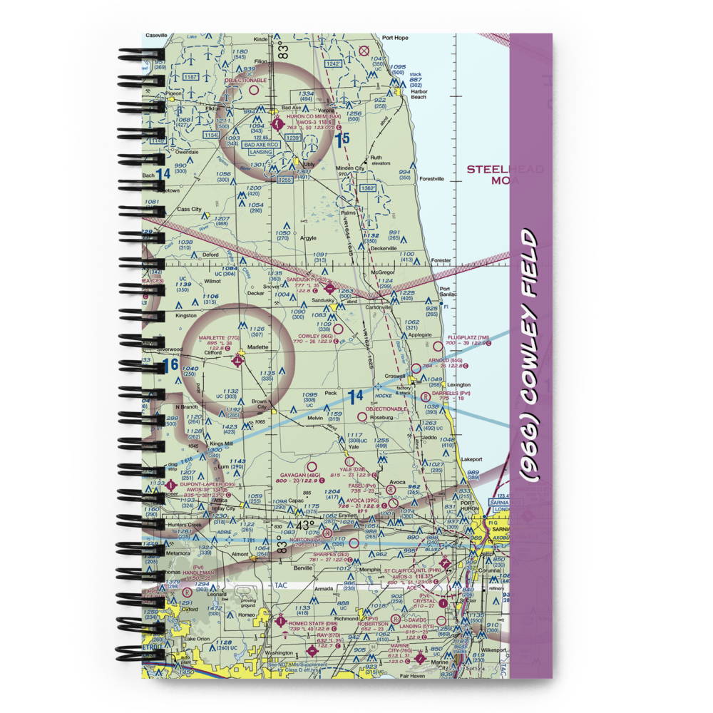 Cowley Field (96G) VFR Sectional Notebook 
