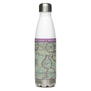 Guthrie County Regional Airport (GCT) VFR Sectional Water Bottle