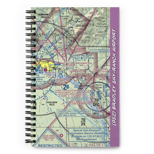 Bradley Sky-Ranch Airport (95Z) VFR Sectional Notebook