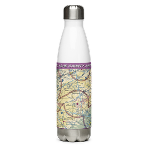 Ashe County Airport (GEV) VFR Sectional Water Bottle