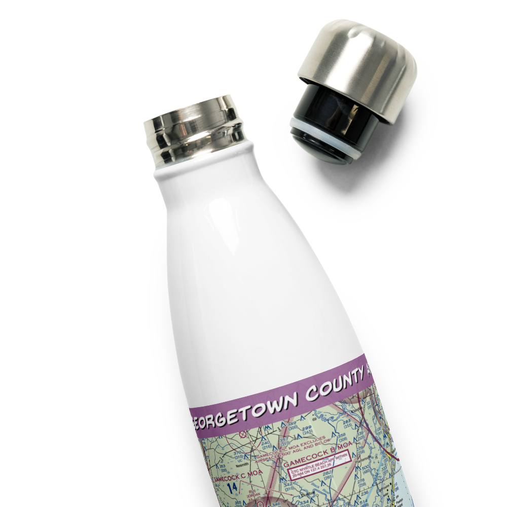 Georgetown County Airport (GGE) VFR Sectional Water Bottle 