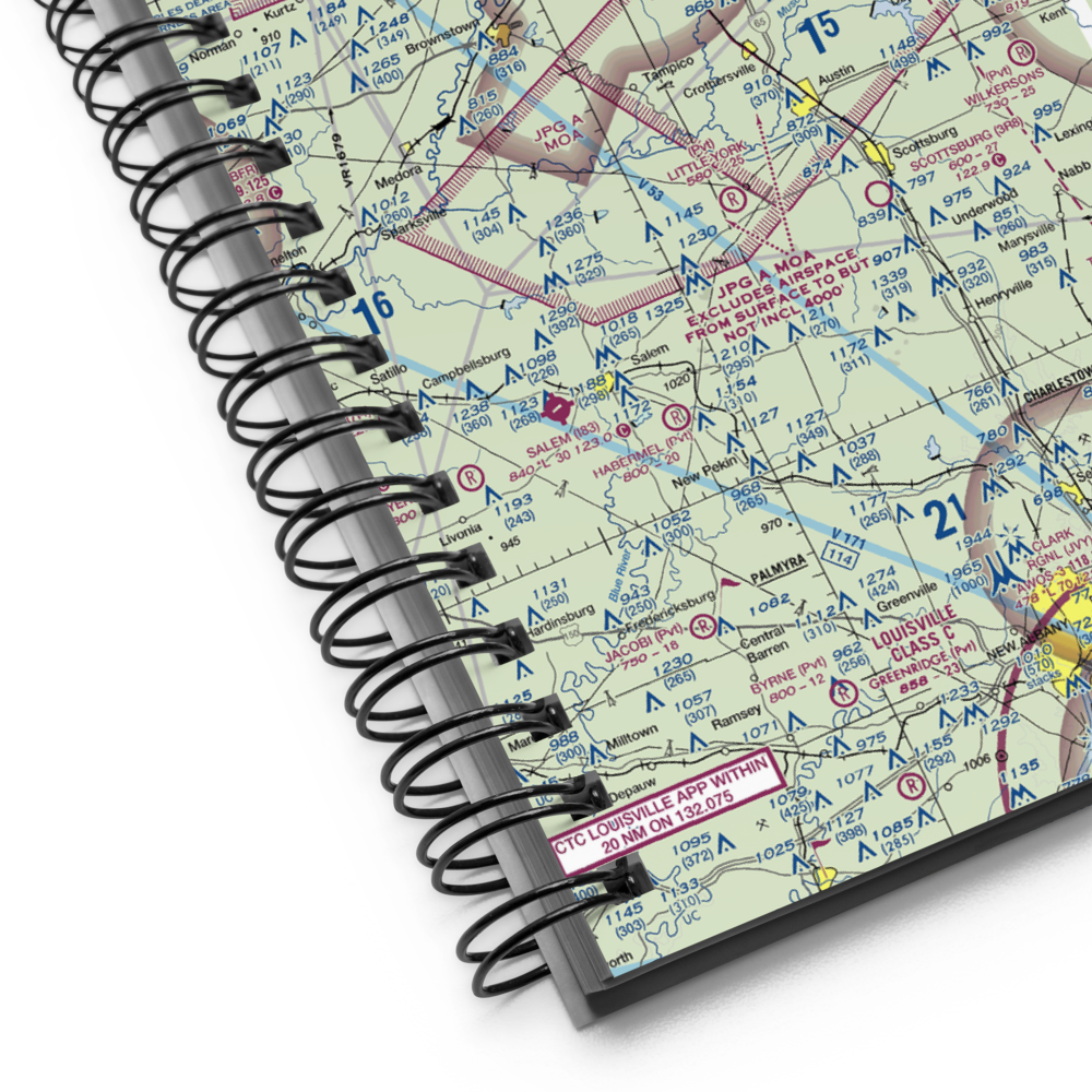 Stewart Field (95IN) VFR Sectional Notebook 