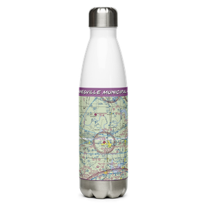 Gainesville Municipal Airport (GLE) VFR Sectional Water Bottle