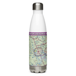 Clinton Memorial Airport (GLY) VFR Sectional Water Bottle