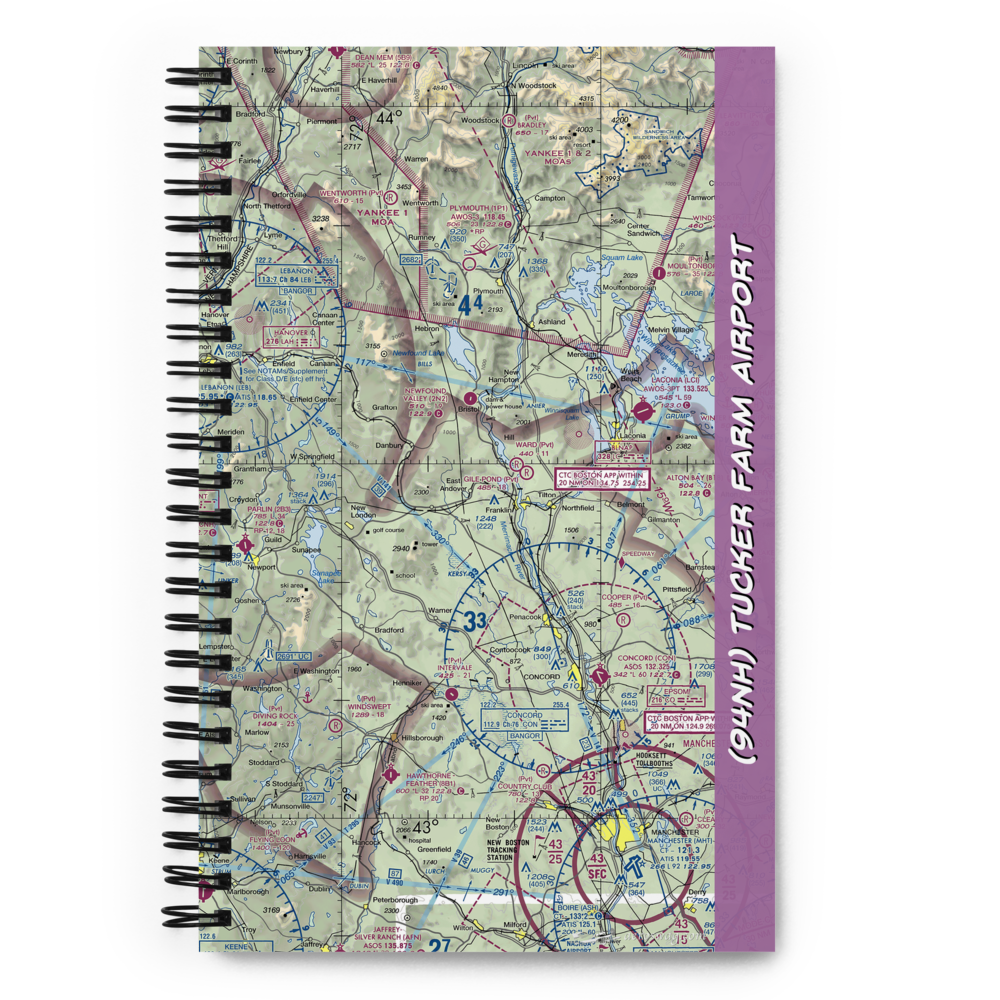 Tucker Farm Airport (94NH) VFR Sectional Notebook 