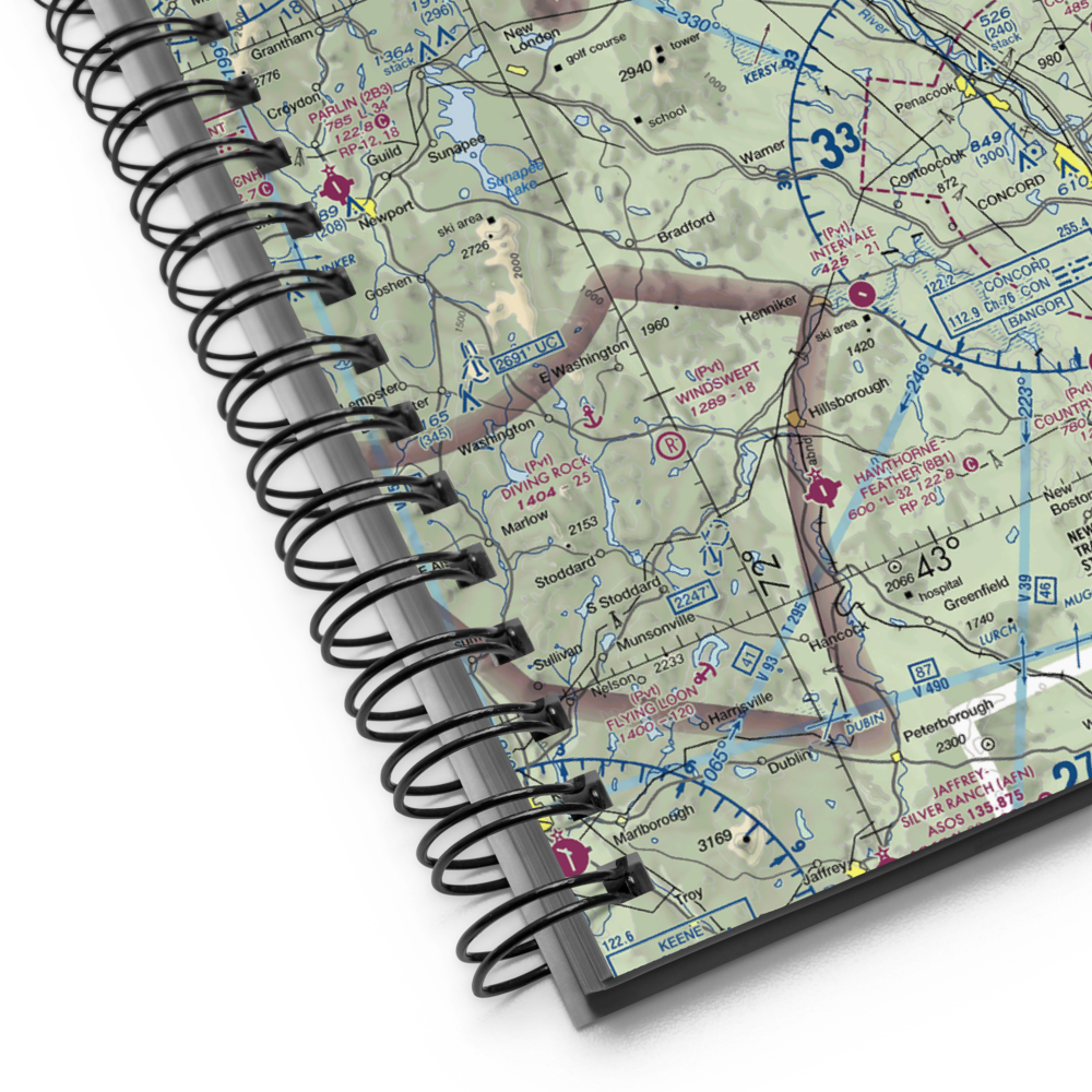 Tucker Farm Airport (94NH) VFR Sectional Notebook 