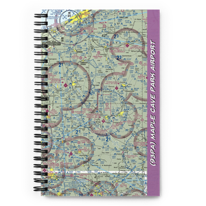 Maple Cave Park Airport (93PA) VFR Sectional Notebook