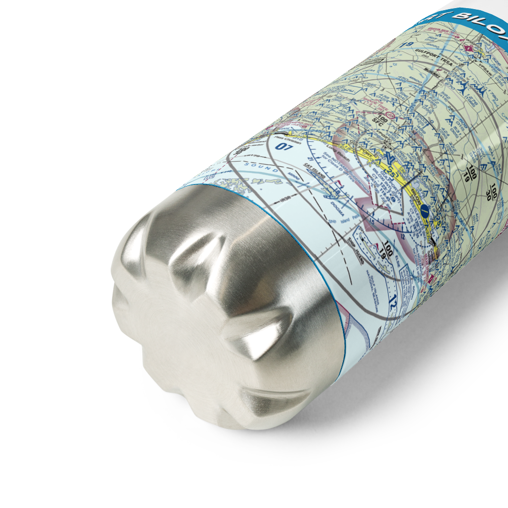 Gulfport Biloxi International Airport (GPT) VFR Sectional Water Bottle 