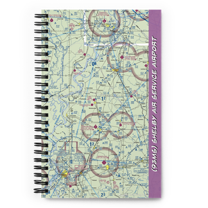 Shelby Air Service Airport (93MS) VFR Sectional Notebook
