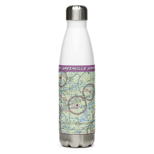 Greenville Airport (GRE) VFR Sectional Water Bottle