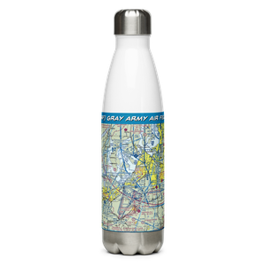 Gray Army Air Field (GRF) VFR Sectional Water Bottle