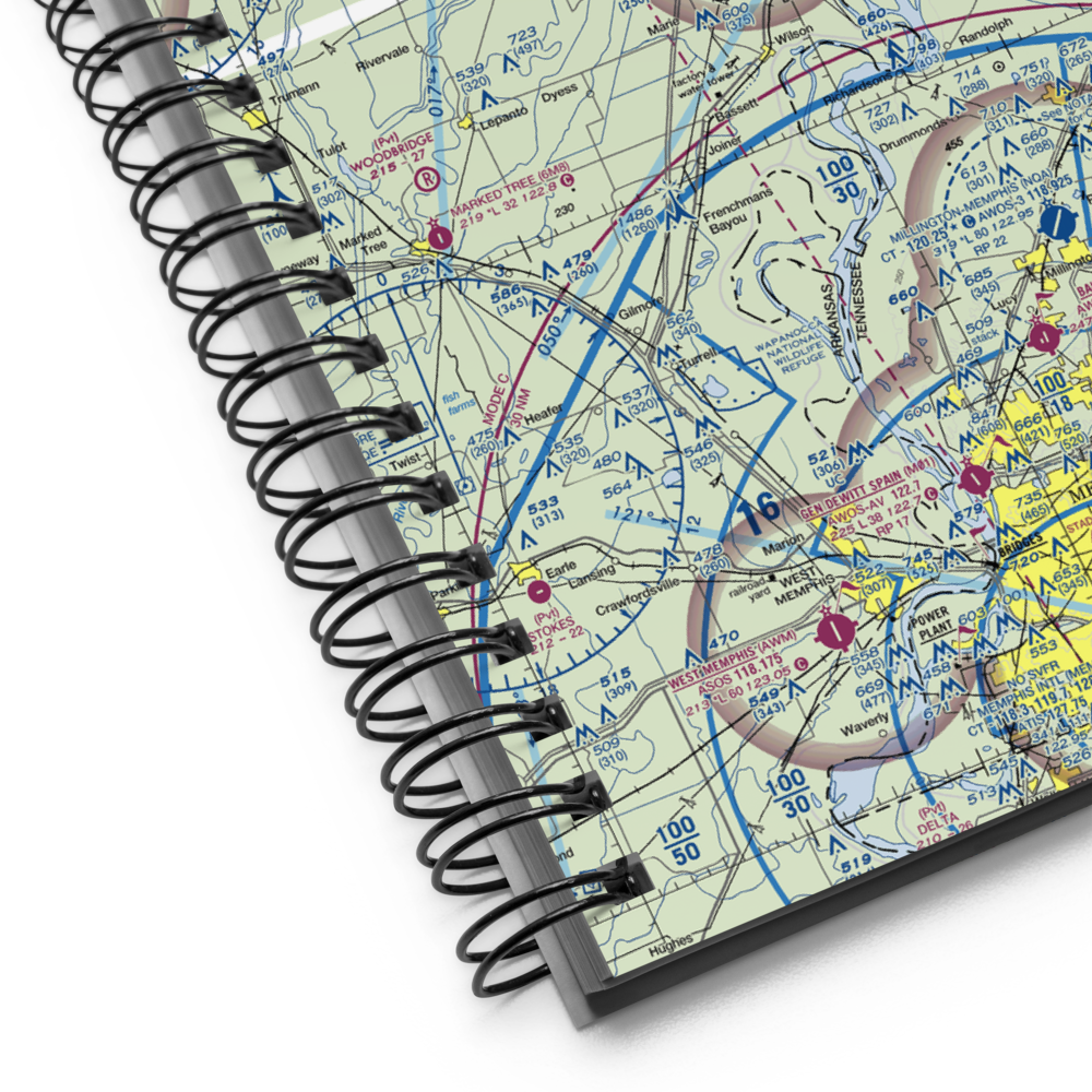 Ohlendorf Airport (93AR) VFR Sectional Notebook 