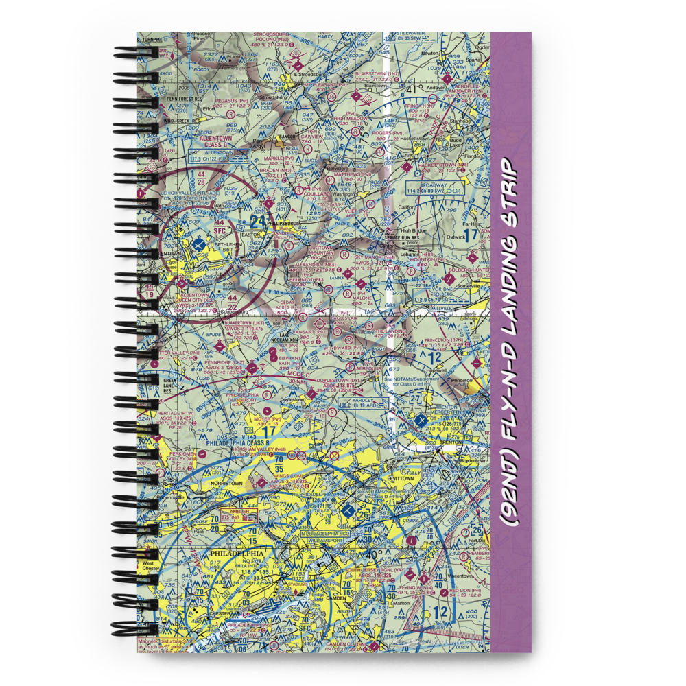 Fly-N-D Landing Strip (92NJ) VFR Sectional Notebook 