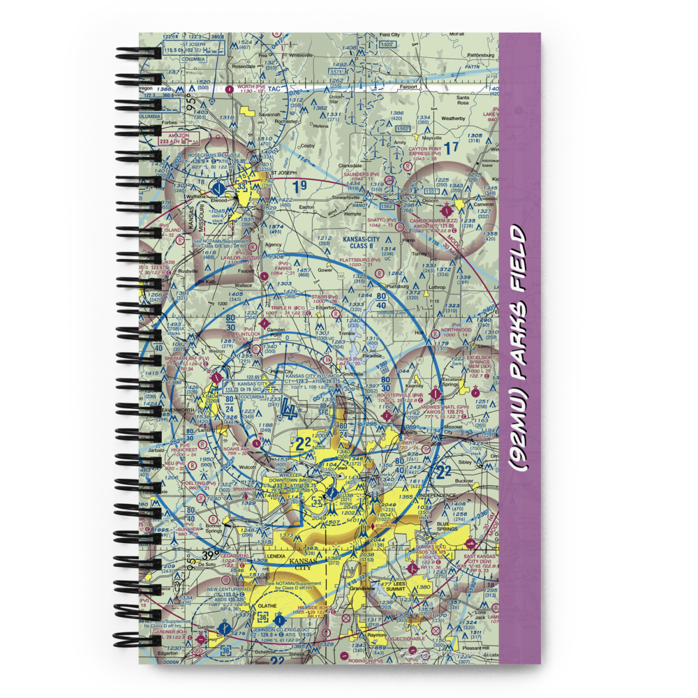Parks Field (92MU) VFR Sectional Notebook 