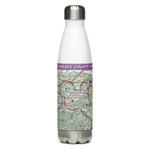 Genesee County Airport (GVQ) VFR Sectional Water Bottle