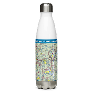 Majors Airport (GVT) VFR Sectional Water Bottle