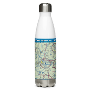 Greenwood–Leflore Airport (GWO) VFR Sectional Water Bottle