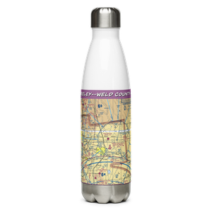 Greeley–Weld County Airport (GXY) VFR Sectional Water Bottle