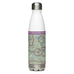 Gregory M. Simmons Memorial Airport (GZN) VFR Sectional Water Bottle