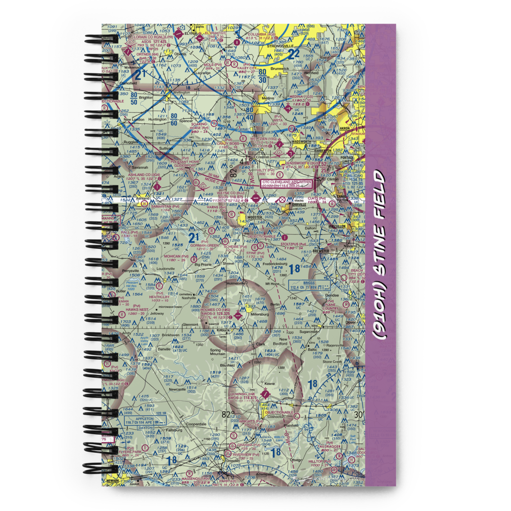 Stine Field (91OH) VFR Sectional Notebook 