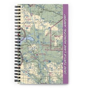 Turtle Lake Municipal Airport (91N) VFR Sectional Notebook