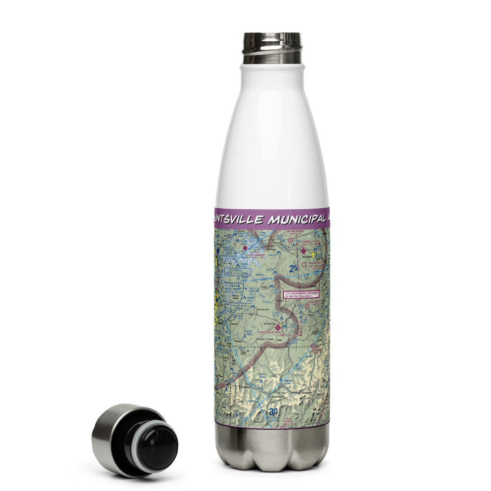 Huntsville Municipal Airport (H34) VFR Sectional Water Bottle 