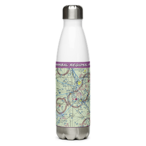 Hannibal Regional Airport (HAE) VFR Sectional Water Bottle