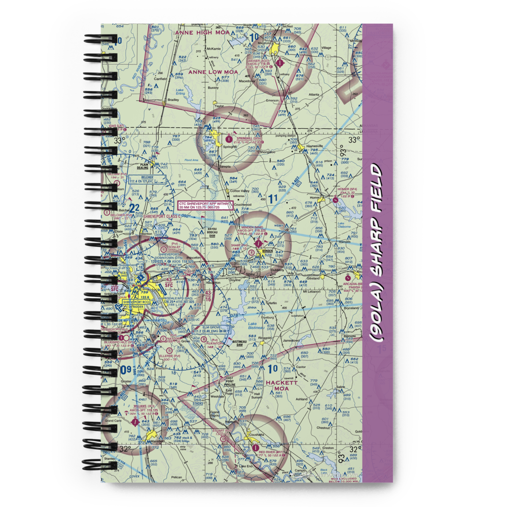 Sharp Field (90LA) VFR Sectional Notebook 