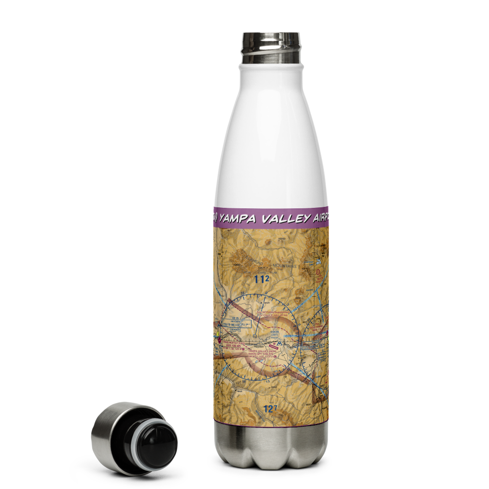 Yampa Valley Airport (HDN) VFR Sectional Water Bottle 