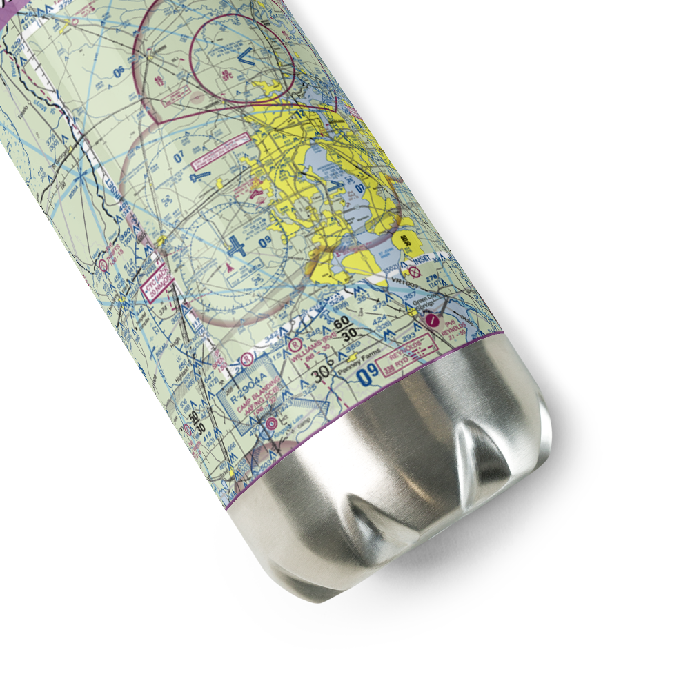 Herlong Airport (HEG) VFR Sectional Water Bottle 