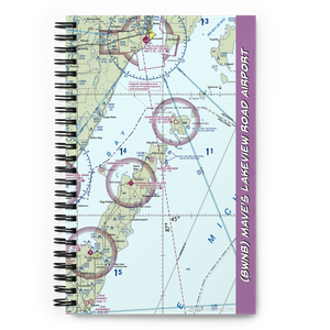 Mave's Lakeview Road Airport (8WN8) VFR Sectional Notebook