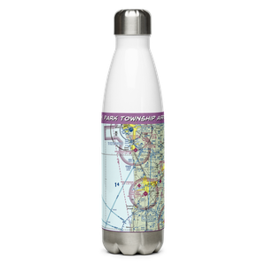 Park Township Airport (HLM) VFR Sectional Water Bottle