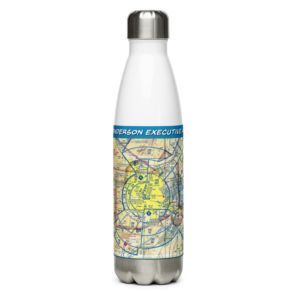 Henderson Executive Airport (HND) VFR Sectional Water Bottle 