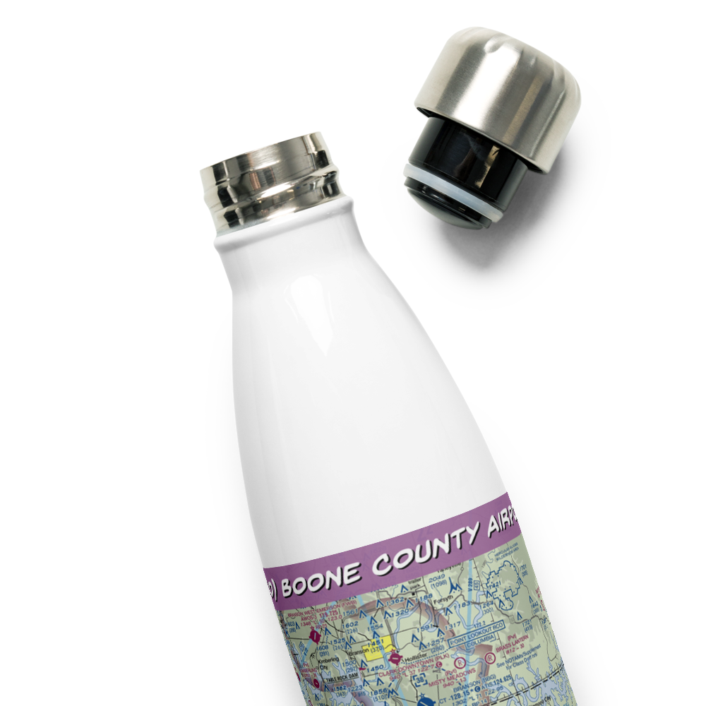 Boone County Airport (HRO) VFR Sectional Water Bottle 