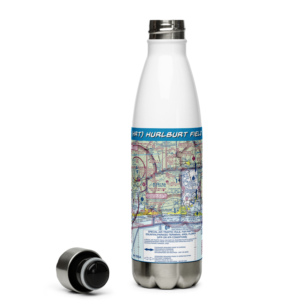 Hurlburt Field (HRT) VFR Sectional Water Bottle 