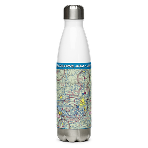 Redstone Army Air Field (HUA) VFR Sectional Water Bottle