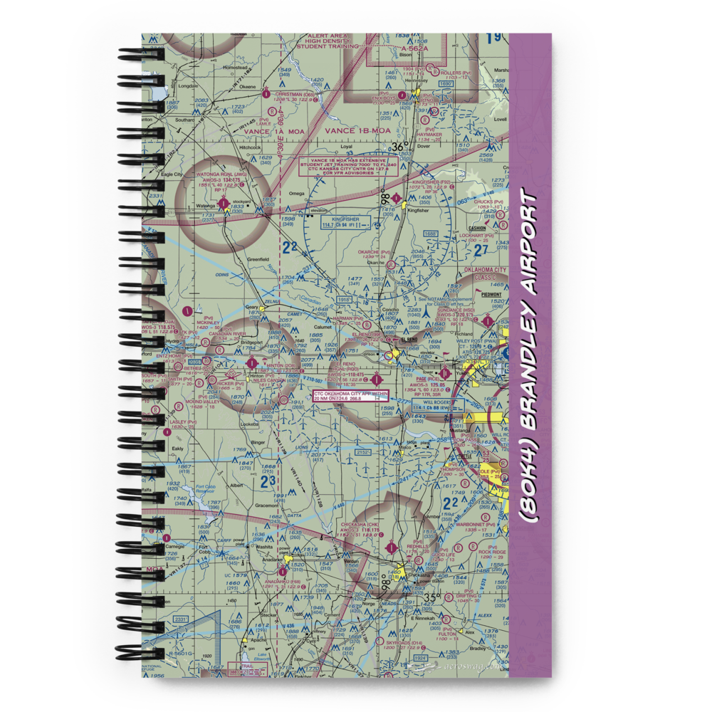 Brandley Airport (8OK4) VFR Sectional Notebook 