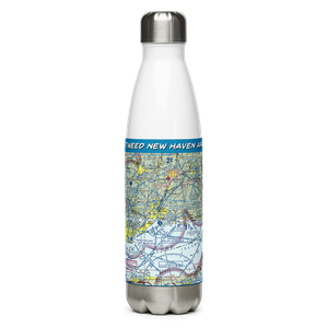 Tweed New Haven Airport (HVN) VFR Sectional Water Bottle