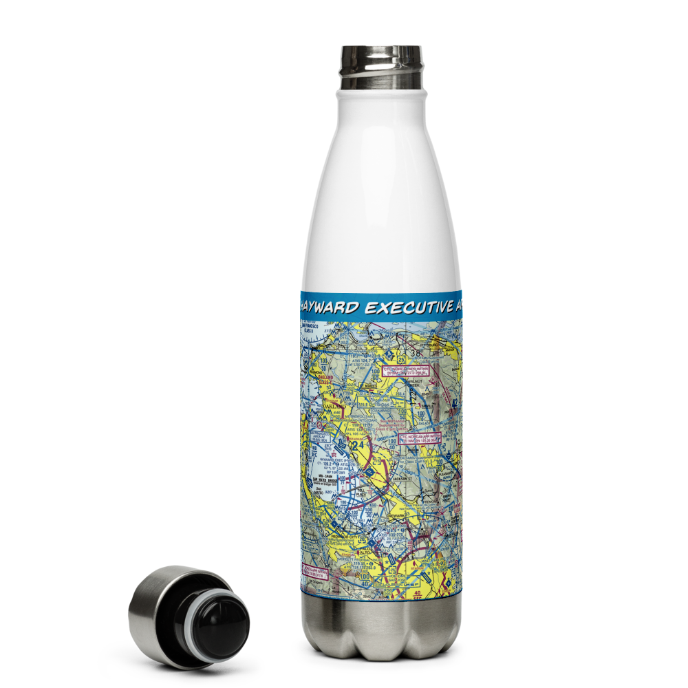 Hayward Executive Airport (HWD) VFR Sectional Water Bottle 