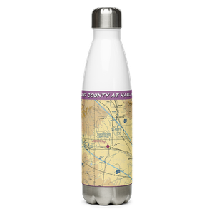 Wheatland County At Harlowton Airport (HWQ) VFR Sectional Water Bottle