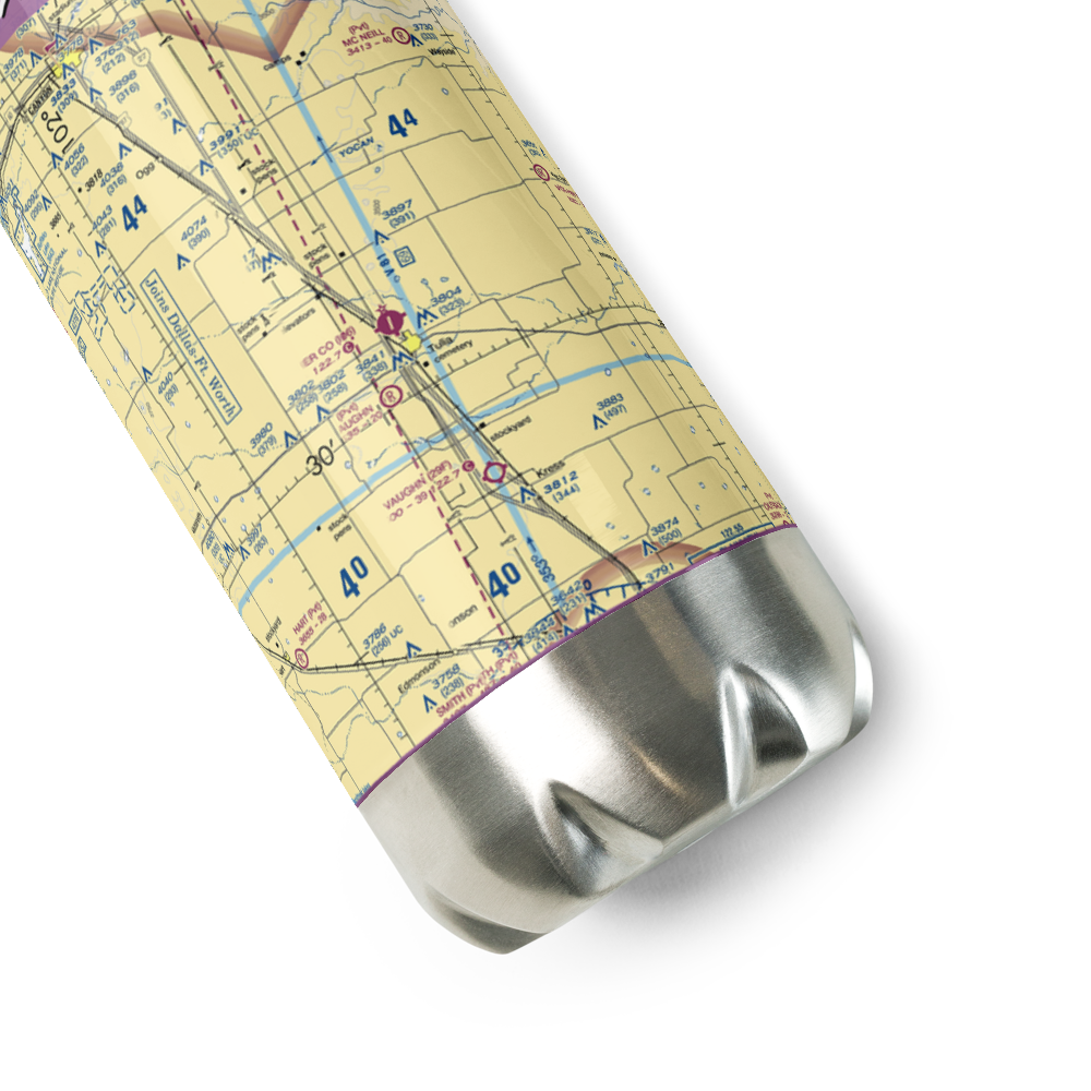 City of Tulia-Swisher County Municipal Airport (I06) VFR Sectional Water Bottle 