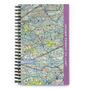 Mc Ginness Airport (8N7) VFR Sectional Notebook