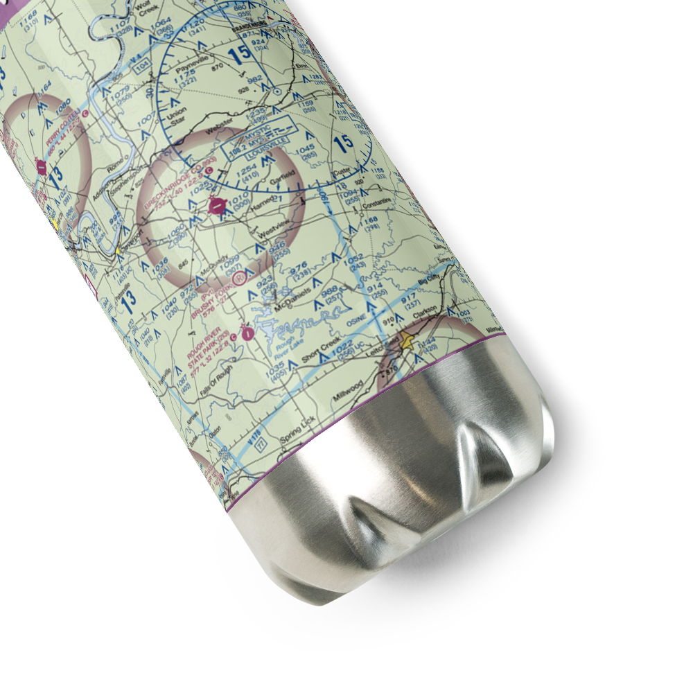 Breckinridge County Airport (I93) VFR Sectional Water Bottle 
