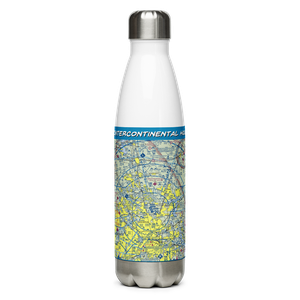George Bush Intercontinental Houston Airport (IAH) VFR Sectional Water Bottle