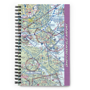 Deerfield Airport (8MD7) VFR Sectional Notebook