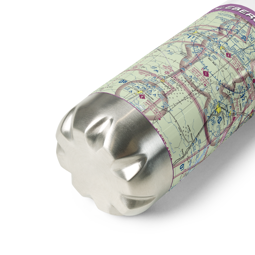 Kleberg County Airport (IKG) VFR Sectional Water Bottle 