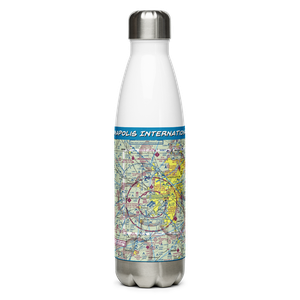 Indianapolis International Airport (IND) VFR Sectional Water Bottle