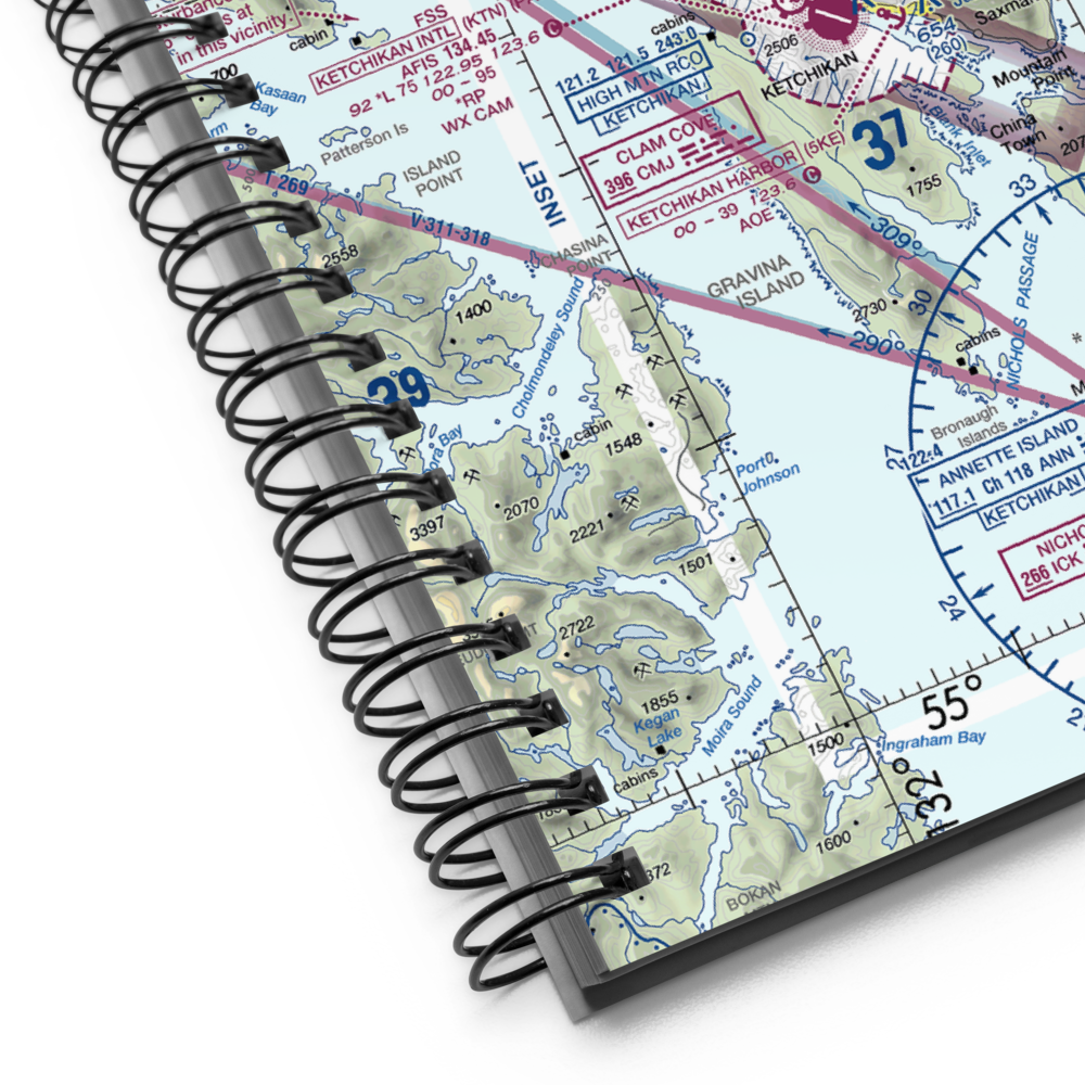 Murphys Pullout Seaplane Base (8K9) VFR Sectional Notebook 